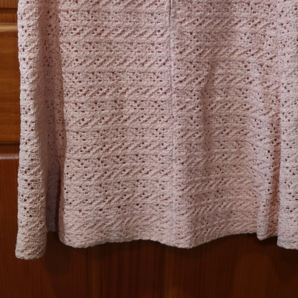 Dalton Vintage Pink Lace Sleeveless A-Line Career Dress Knee-Length Size 12 - Picture 8 of 11